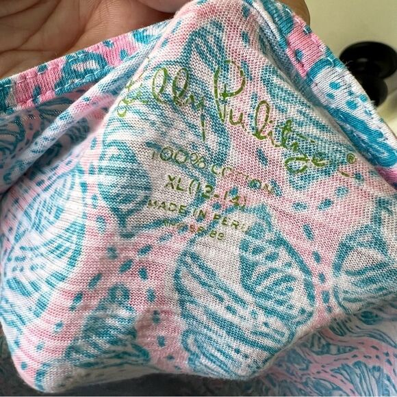 Lilly Pulitzer Girl's Seashell Dress XL 12-14 - Picture 4 of 4